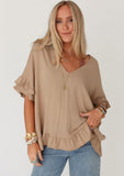In Stock Let Me Be Ruffled Top