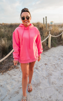 All Day Fleece Side Slit Hoodie by Salty Wave