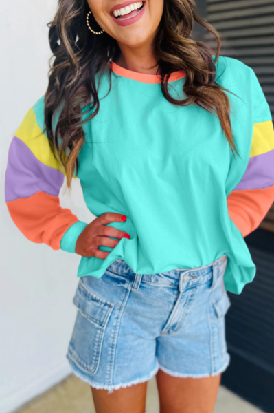 Sherbet Sleeve Top - Restock Preorder - Please select the colors and sizes you would like ordered and select $5 shipping or free pickup upon checkout