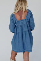 Love Life Denim Dress - Restock Preorder - Please select the sizes you would like ordered and select $5 shipping or free pickup upon checkout