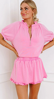 Tickled Pink Skort Set - Restock Preorder