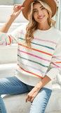 Stripe It Lucky Sweater - Preorder