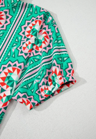 Geometric Butterfly Blouse - Restock Preorder