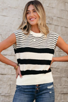 Sienna Striped Sweater Top - Restock Preorder