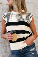 Sienna Striped Sweater Top - Restock Preorder