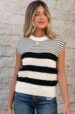 Sienna Striped Sweater Top - Restock Preorder