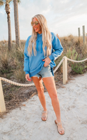 All Day Fleece Side Slit Hoodie by Salty Wave