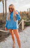 All Day Fleece Side Slit Hoodie by Salty Wave